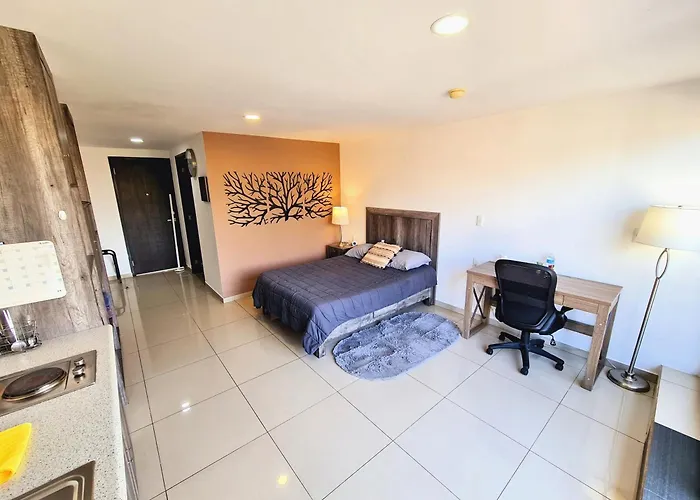 Apartment S08 Master Premium Tec Cem Con Cocineta Wifi Balcon Parking Terraza