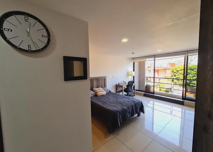 S08 Master Premium Tec Cem Con Cocineta Wifi Balcon Parking Terraza Apartment *