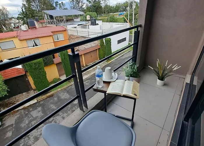 S08 Master Premium Tec Cem Con Cocineta Wifi Balcon Parking Terraza Apartment Mexico City